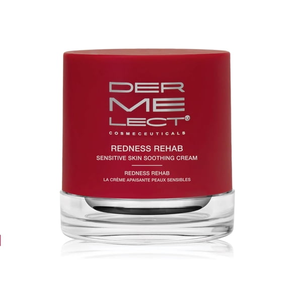 Dermelect Redness Rehab Sensitive Skin Soothing Cream for Face - Calming, Hydrating Treatment with Jojoba Extract, Shea Butter & Allantoin for Redness, Dryness & Discomf
