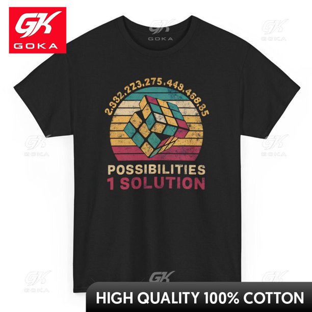 Camisetas con gráficos de Puzzle One Solution ropa para hombre camisetas y camisetas de algodón para mujer Camiseta estampada ropa Y2K camiseta divertida bonita