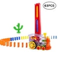 thumbnail image 1 of Domino Blocs Modèle Classique Ensemble de Jouets Électriques Train avec Lumières et Sons, 1 of 11