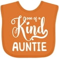 thumbnail image 3 of Inktastic Gift for Aunts | One of a Kind Auntie (white) Girls Baby Bib, 3 of 4