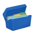thumbnail image 2 of Mifelio Index Card Box, Plastic Notecard Holder with Lid for Flash Cards, Recipes & Business Cards, Desk Organizer Storage Case for Office Study Home, 2 of 8
