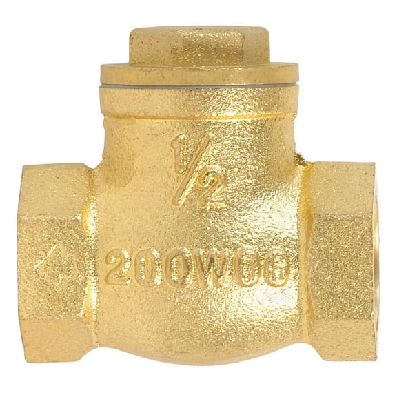 Homewerks 240-2-12-12 Brass Swing Check Valve - 0.5 in.