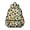 Sunflower and Cowprint, variant on Sunflower and Cowprint White Pattern Backpack for School, Cute School Bag with Adjustable Shoulder Straps and Padded Back, 13.4"x11"x4.7"
