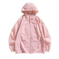 thumbnail image 1 of RXIRUCGD Costume de Protection Solaire pour Hommes Veste Décontractée à Manches Longues avec Capuche, Rose, Taille : m, 1 of 5