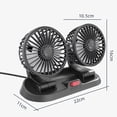 thumbnail image 3 of Car Fan, Strong Wind with 360 Degree Adjustable Low Noise Fan for RV USB, 3 of 8
