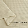 thumbnail image 7 of Kitchen Curtains Set Tier Curtains for Living Room Waterproof Window Curtains for Bathroom Waffle Weave Texture Beige 30“*36”*2, 7 of 7