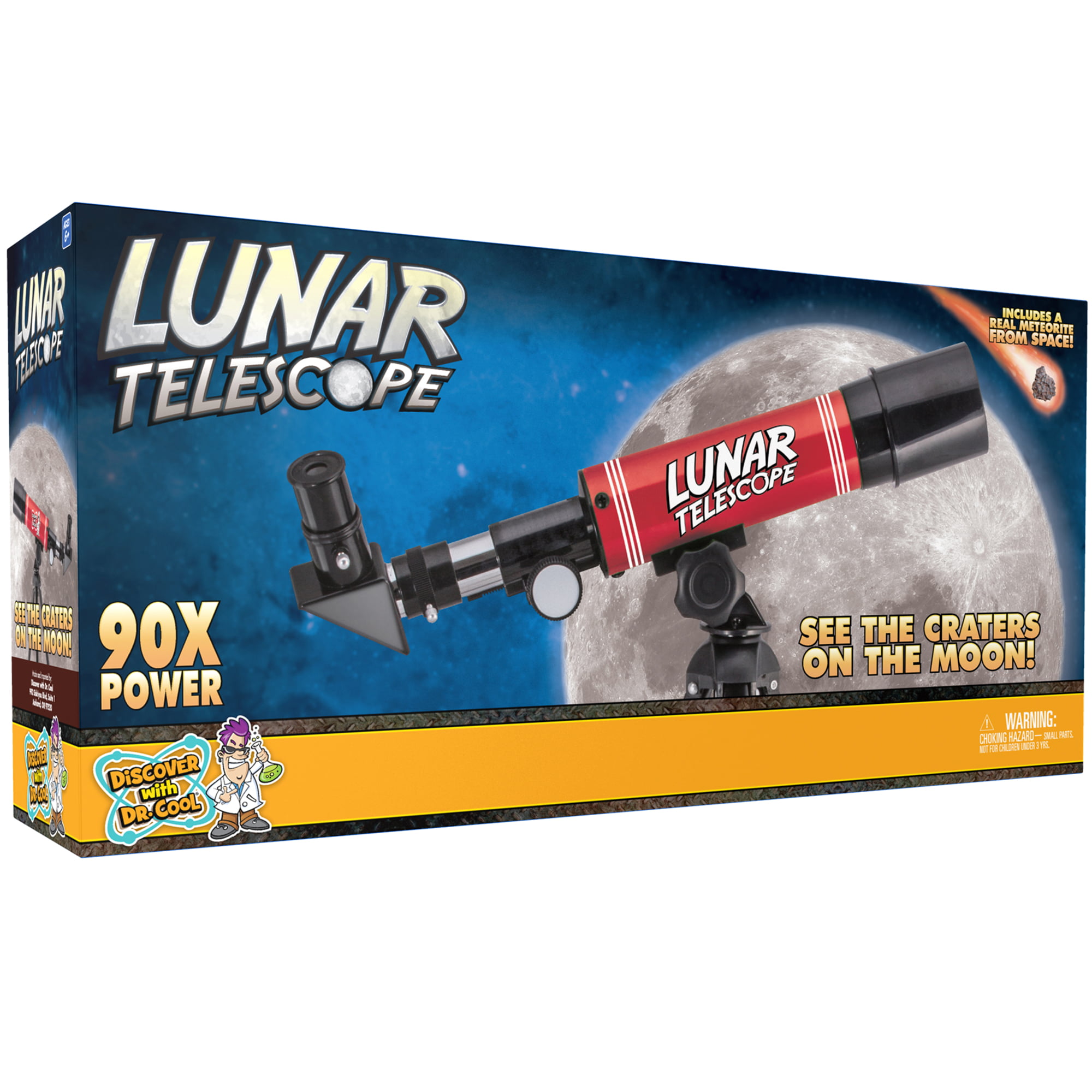 Explore The Moon and its Craters Discover with Dr Cool Lunar Telescope for Kids 