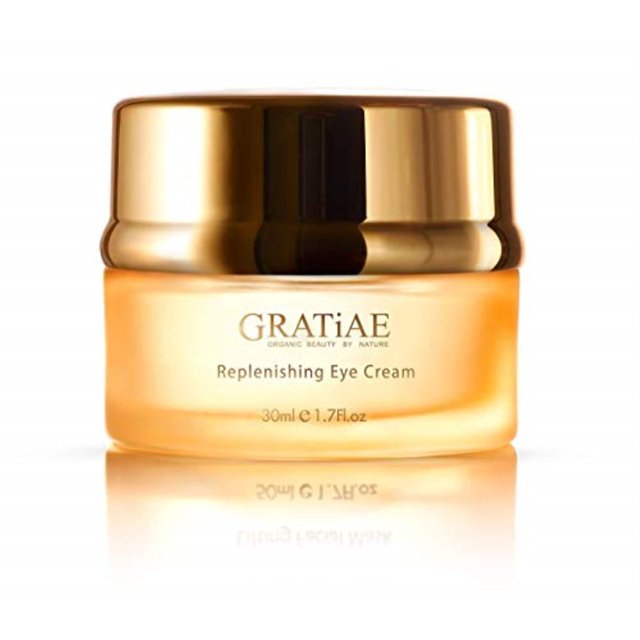 Crema para ojos reponedora Gratiae Organics, 1.02 onzas