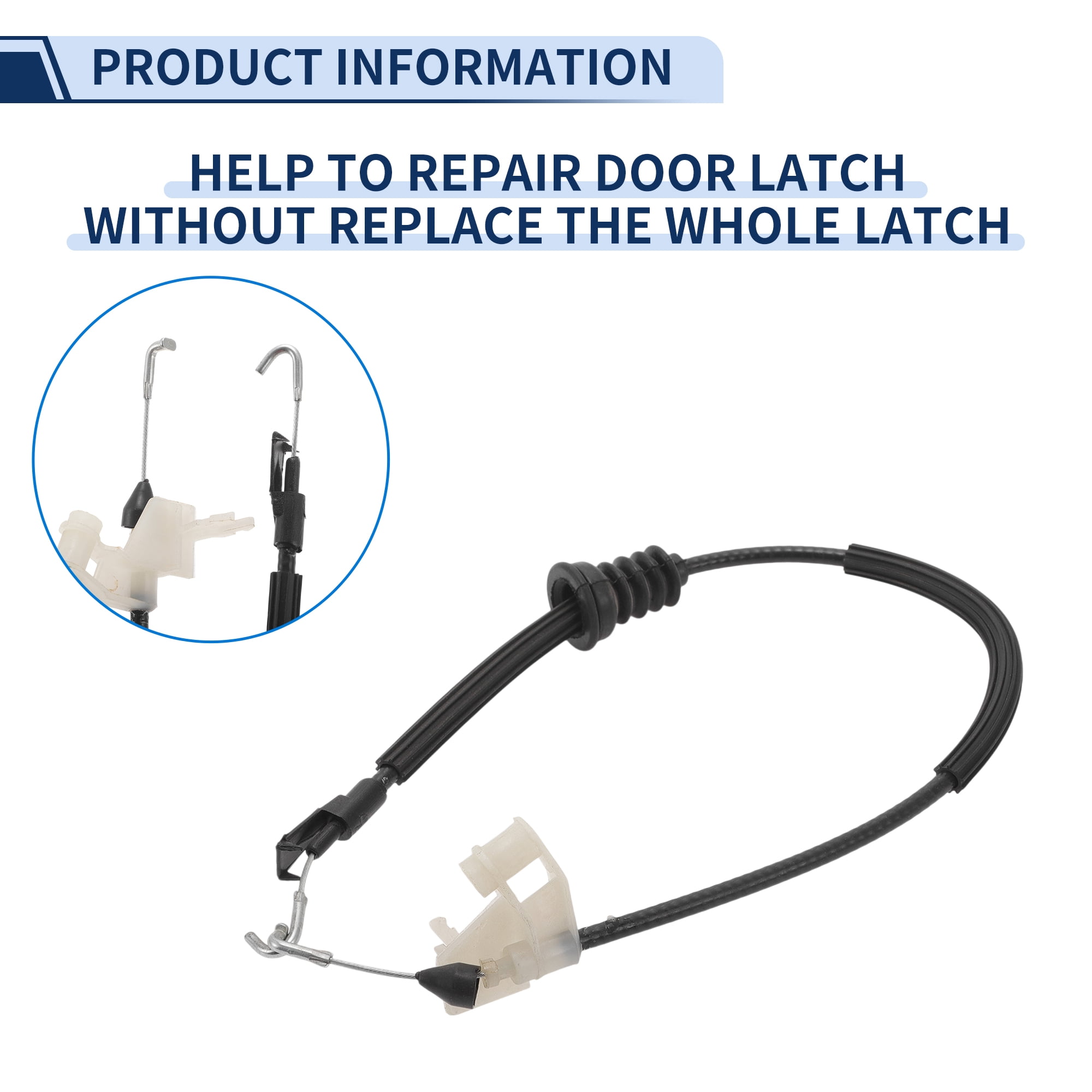 Unique Bargains Door Latch Cable for VW Jetta Variant 2001-2006 Golf 2000-2010 Rear Left