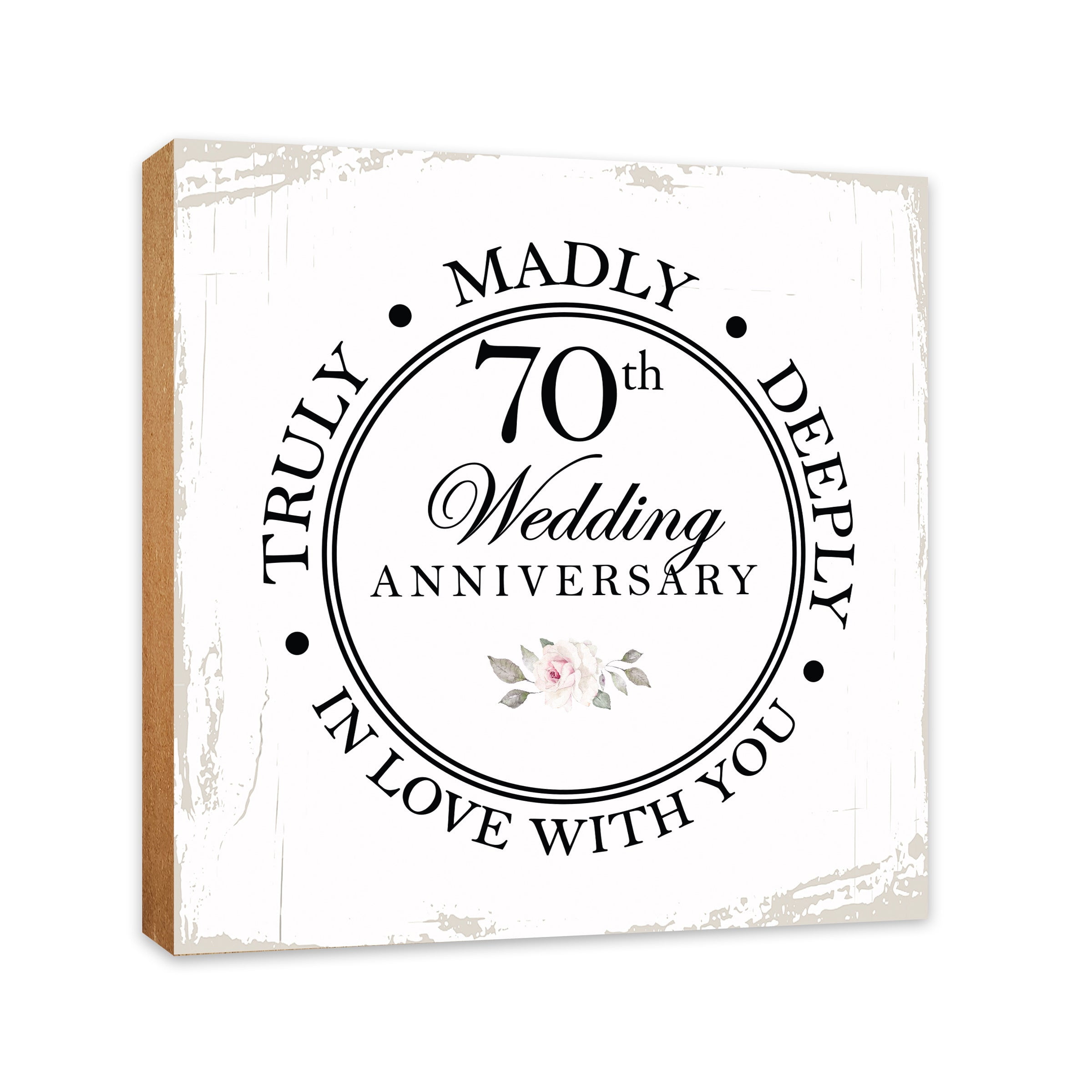 Lifesong Milestones Tabletop Signs Farmhouse Decor for Wedding