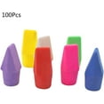 thumbnail image 5 of Pencil Top Eraser Caps Chisel Shape Pencil Eraser Toppers Assorted Colors in Bulk 50Pieces Pencil Top Erasers, 5 of 5