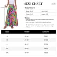thumbnail image 5 of Asklazy Womens Flowy Long Maxi Skirt A-Line Long Skirt with Pockets Elastic High Waist,Multicolor,L, 5 of 10
