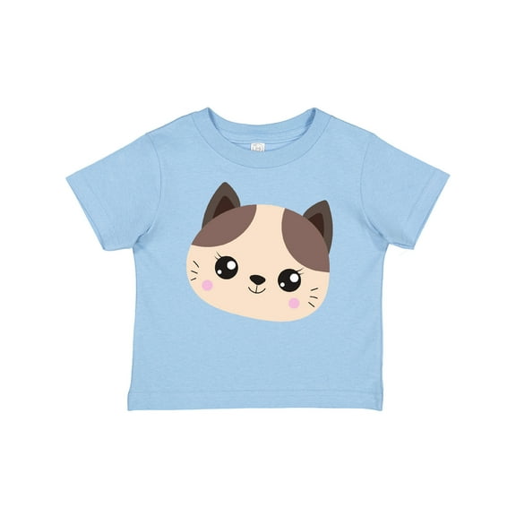 Inktastic Cute Cat, Little Cat, Cat Head, Brown Cat Boys or Girls Baby T-Shirt