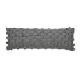 thumbnail image 3 of Better Trends Agnes 100% Cotton 12" x 36" Body Pillow - Gray, 3 of 7