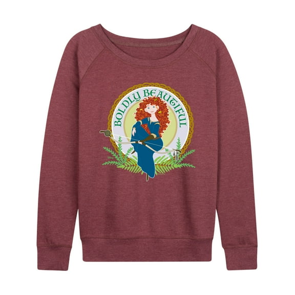 Disney Princess - Boldly Beautiful - Women's Lightweight French Terry Long Sleeve Shirt