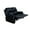 Black, variant on Lifestyle Furniture Leather Reclining Odessa Loveseat, Black