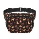 thumbnail image 1 of Fotbe Labrador Retriever Dog Cangurera Cuadrada con Estampado de Doble Capa, Bolsa de Cintura Ajustable Mini para Hombres y Mujeres, 1 of 9