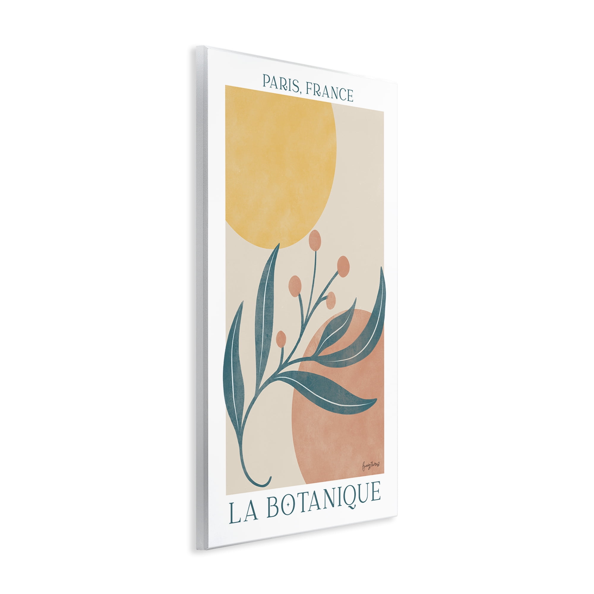 Stupell Industries French Botanical Poster Botanical & Floral Painting Unframed Art Print Wall Art, 10 x 15