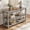 Grey, variant on Farmhouse Console Table, 47" Narrow Long Entryway Table with Storage, 3 Tier Wood Console Table for Living Room, Skinny Sofa Tables Behind Couch, Rustic Hallway Table for Entryway