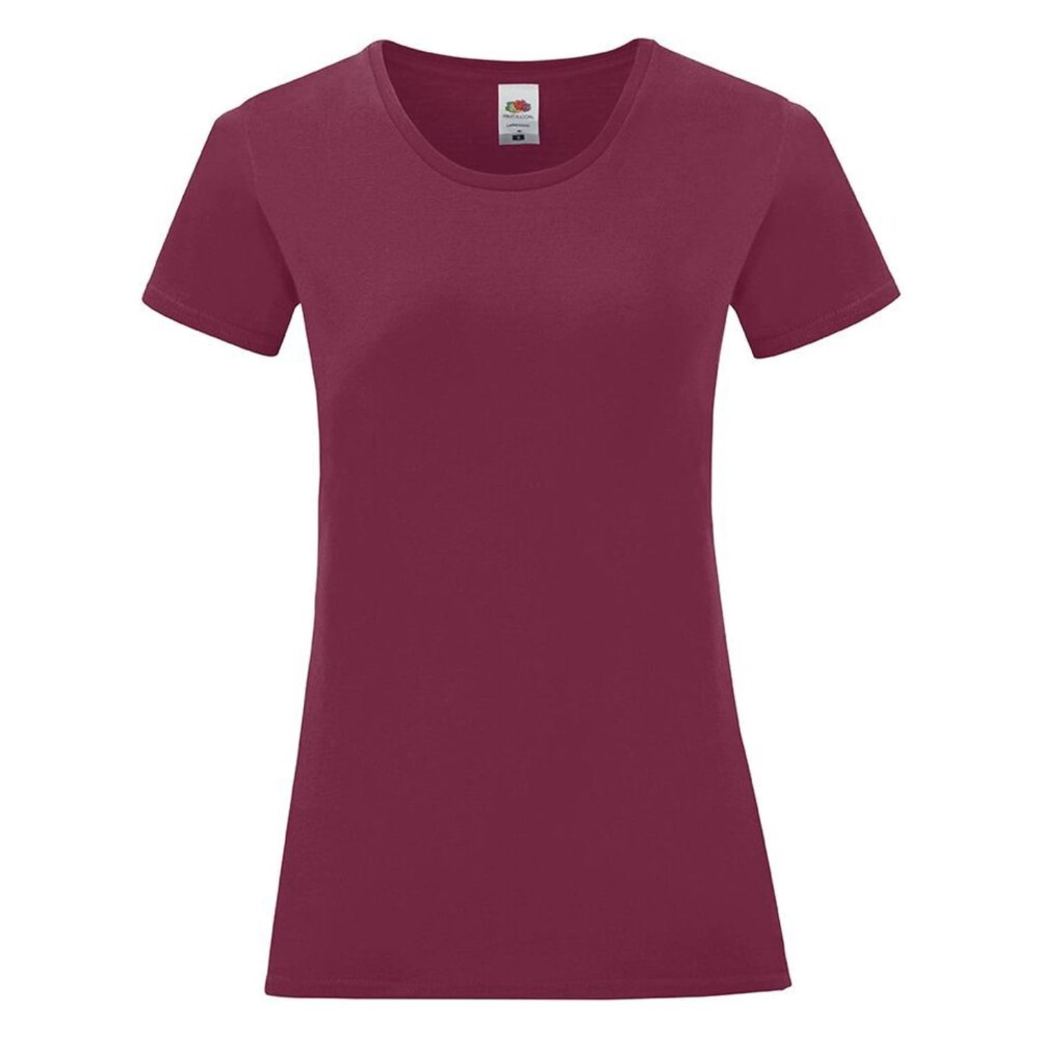 Fruit Of The Loom Women's Iconic T-Shirt | Classic Pull-On Basic Tee (XS, Black)