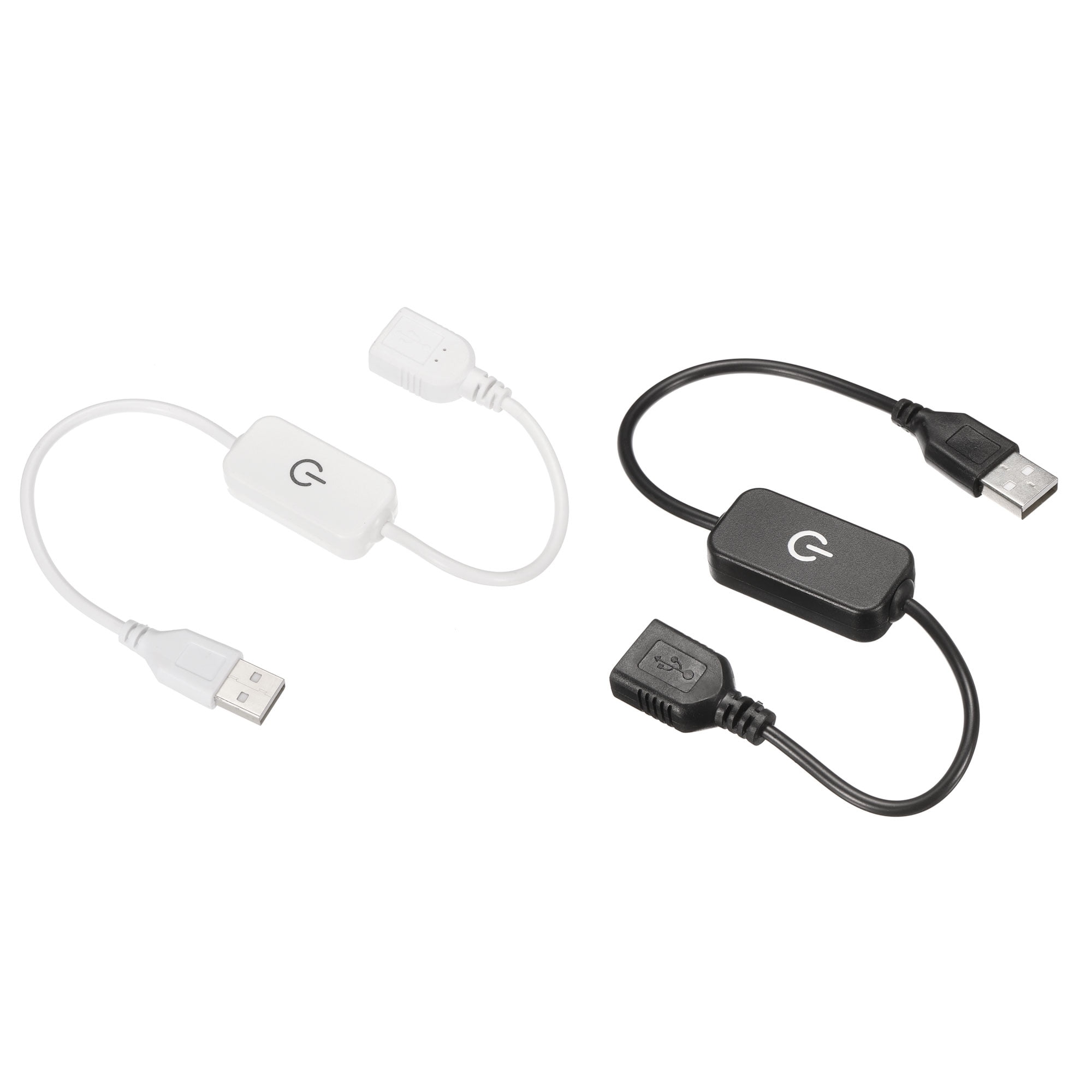 Uxcell 5V 3A USB Inline Tact Dimmer Switch Control Single Color LED ...