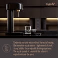 thumbnail image 4 of Mysoda Ruby 2 Máquina de agua con gas - Máquina silenciosa de agua carbonatada de aluminio resistente y duradero y botella de agua de 1 litro - Sin bombona de CO2 - Color negro cobre, 4 of 5