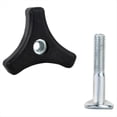 thumbnail image 4 of 10 Set Triangle Handle Bar Wheel Knob and Bolt Fasteners Replacement for Lawn Machine Lawn Mower Accessories, 4 of 6