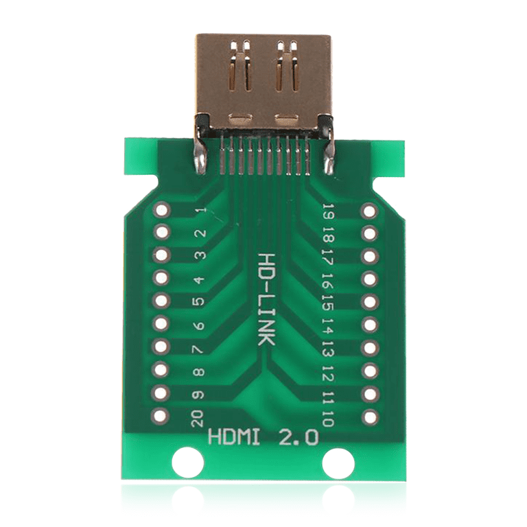 HDMI Female Connector Breakout Board - 2.54mm Pitch Breakout...