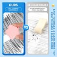 thumbnail image 4 of Pencil Erasers Minimal Debris Eraser Office Supplies Erasers Bulk Star Shape Secure Eraser Set 4-Pack with Lanyard for Teens Home by Xuniizn, 4 of 8