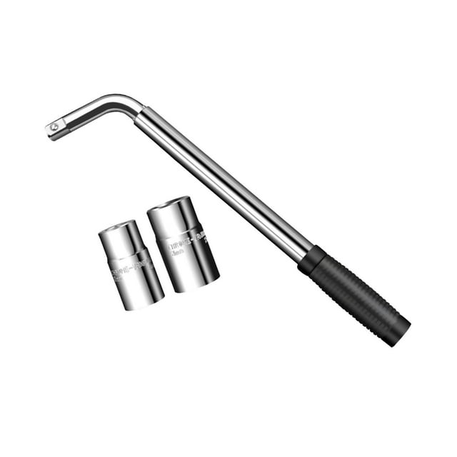 koolsoo Clé Télescopique avec Douilles 17 19 21 23mm Écrou de Roue Noir