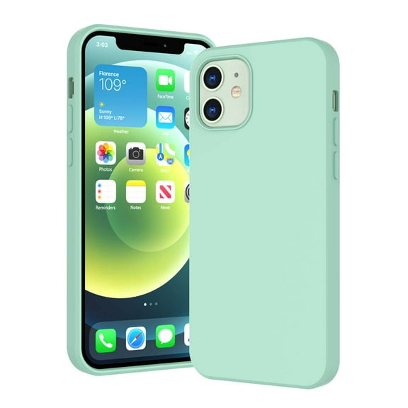 Njjex Cases Cover for 2020 Apple iPhone 12 Pro, iPhone 12 Mini, 12 Pro Max, iPhone 12, Njjex Soft Silicone Gel Rubber Bumper Phone Case Anti-Scratch Hard Shell Shockproof Protective Case Cover