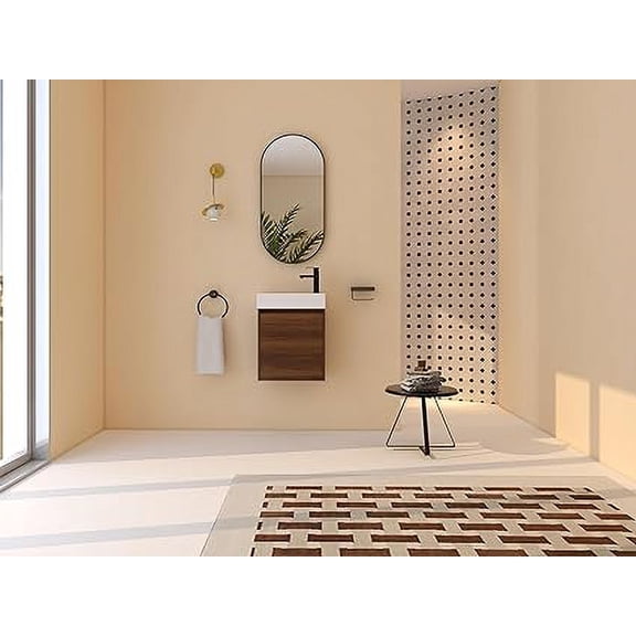 18" SINK VANITY, PLYWOOD, CERAMIC TOP, NO FAUCET