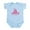 Sky Blue, variant on CafePress - Nobody's Treading On You Sweetie Body Suit - Baby Light Bodysuit, Size Newborn - 24 Months
