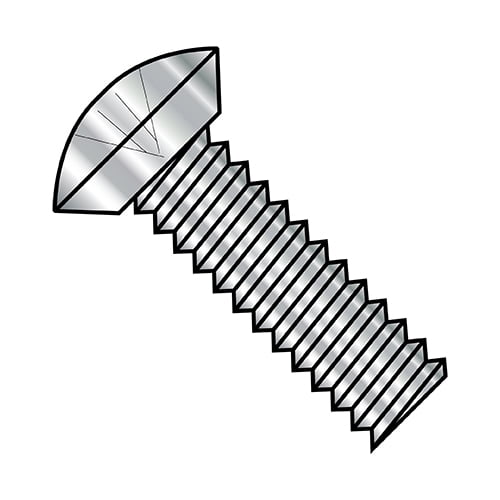 10-32X5/16 Phillips Oval Undercut Machine Screw Fully Threaded 18 8 Stainless Steel (Pack Qty 4,000) BC-1105MPOU188