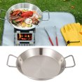 thumbnail image 2 of Sartén redonda con parrilla de acero inoxidable 24cm sartén de de alta resistencia utensilios de cocina Sunnimix asador de la parrilla de la estufa, 2 of 8