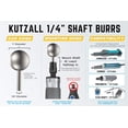 thumbnail image 3 of Rotary Burr Kutzall Extreme Sphere tallado en madera muy gruesa, 3 of 7
