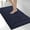 Navy Blue-24" x 36", variant on Black 30" x 72" Microfiber Runner Bath Rug for Bathroom, Kitchen and Hallway