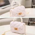 thumbnail image 7 of GASTROPOD toddler Purse Quilted Exterior Girls Purse Pearl - Designed Handle Kids Purse White, 7 of 7