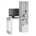 thumbnail image 5 of Ripley Writing Desk Bookcase and Cabinet in White Engineered Wood, 5 of 5