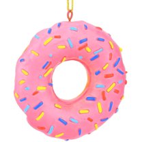Tree Buddees Pink Donut with Sprinkles Food Christmas Ornament