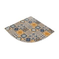 thumbnail image 2 of Alfombrilla de ducha de esquina Strade Fareast Limited Azul Naranja 60 cm x 60 cm, 2 of 8