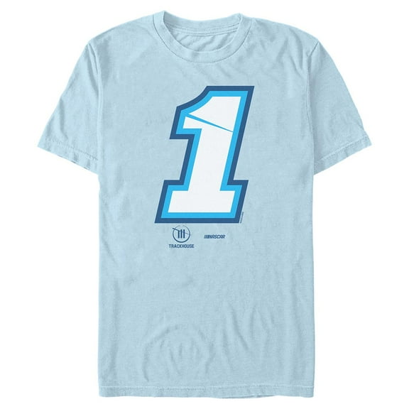 Men's Mad Engine  Light Blue Ross Chastain Big Number Graphic T-Shirt