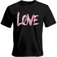 thumbnail image 1 of Camisetas para hombre, camisetas casuales de manga corta con texto "Te amo" para San Valentín, camisetas gráficas para hombre, 1 of 8