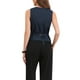thumbnail image 3 of INSPIRE CHIC Chaleco de Mujer Cuello en V Sin Mangas Botón Frontal de Rayas Atuendos Casual XL Azul Oscuro, 3 of 6