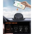 thumbnail image 3 of Soporte universal para teléfono móvil para salpicadero: soporte antideslizante de silicona giratorio 360°, compatible con iPhone 16/15/14, Samsung S24, Google Pixel 9 y todos los smartphones y GPS, 3 of 7