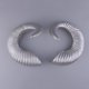 thumbnail image 2 of 2 piezas de cuerno de antílope grande Zulema bricolaje gótico de pelo Cosplay, 2 of 8