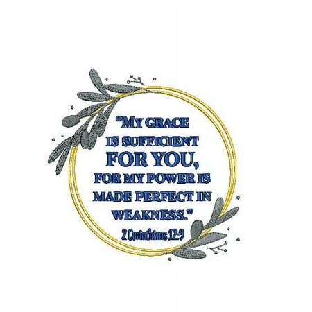 

My Grace is sufficient Embroidery America Premium Flour Sack Towel