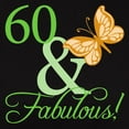 thumbnail image 3 of CafePress - 60 & Fabulous Birthday Women's Dark T Shirt - Women's Traditional Fit Dark T-Shirt, 3 of 4
