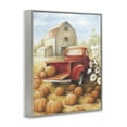 thumbnail image 4 of Stupell Industries Pumpkin Harvest Drop Off Landscape Painting Gray Framed Art Print Wall Art, 11 x 14, 4 of 10