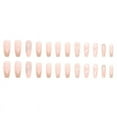 thumbnail image 3 of Feildoo Press on Nails Short, Press on Nails, Opaque Reusable Stick on Nails, Supremely Fit & Natural Long Fake Nail With Nail Glue In 12 Sizes - 24 Nail Kit, Pearl Butterfly, NO.4, 3 of 6